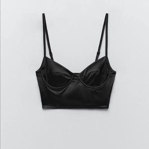 NWT ZARA bustier top